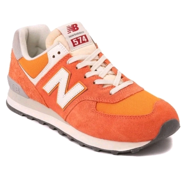 New Balance Shoes - New Balance Classic 574 Gulf Red Womens Size 10 Athletic Sneakers TN Orange NEW
